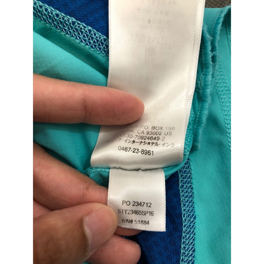Patagonia Skort Womens M Turquoise Blue Running Athletic Skirt 23110 - Picture 9 of 10